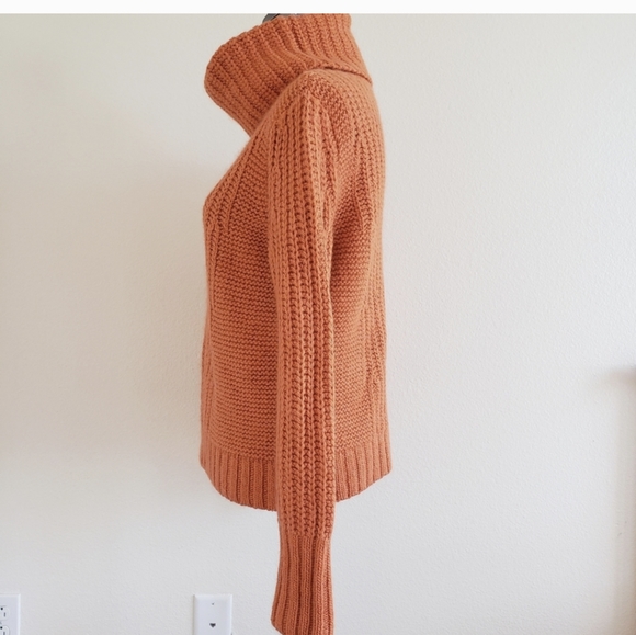 Orange Banana Republic Italian Yarn wool, alpaca, acrylic sweater small - Picture 14 of 14